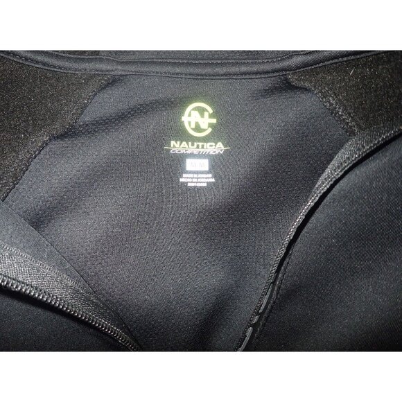 Nautica Competition Softshell Fleece Jacket Women M Black NEW Spellout Athletic - Picture 6 of 7